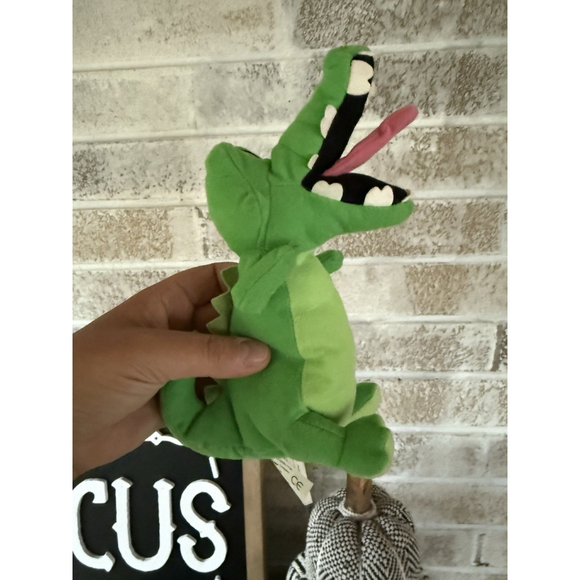 Disney Peter Pan CROC Crocodile Tick Tock 8" Beanbag Plush Toy Captain Hook B198 - Picture 5 of 6